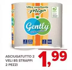 Mega - Asciugatutto 2 Veli 85 Strappi 2 Pezzi Mega - Asciugatutto 2 Veli 85 Strappi 2 Pezzi