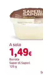 Saper di sapori - Burrata Saper di sapori - Burrata