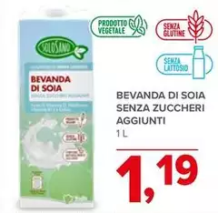 Bevanda Di Soia Senza Zuccheri Aggiunti Bevanda Di Soia Senza Zuccheri Aggiunti