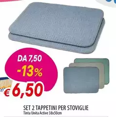 Set 2 Tappetini Per Stoviglie
