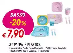 Set Pappa In Plastica Set Pappa In Plastica