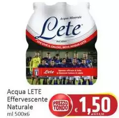 Lete - Acqua Effervescente Naturale Lete - Acqua Effervescente Naturale