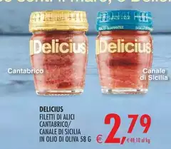 Delicius - Filetti Di Alici Cantabrico Delicius - Filetti Di Alici Cantabrico