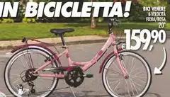 Bici Venere 6 Velocita Fuja/Rosa Bici Venere 6 Velocita Fuja/Rosa