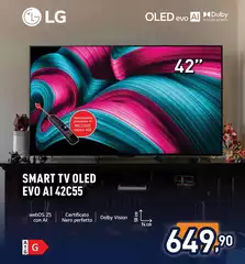 LG - Smart Tv Oled Evo Ai 42C55 LG - Smart Tv Oled Evo Ai 42C55