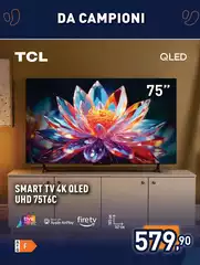 TCL - Smart Tv 4K Qled Uhd 75T6C TCL - Smart Tv 4K Qled Uhd 75T6C