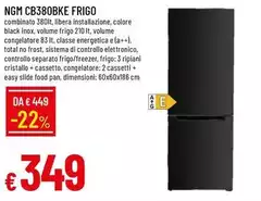 Ngm - CB380BKE Frigo Ngm - CB380BKE Frigo