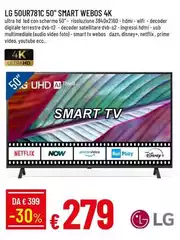 LG - 50UR78TC 50" SMART Webos 4K