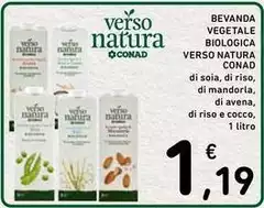 Verso Natura - Bevanda Vegetale Biologica Verso Natura - Bevanda Vegetale Biologica