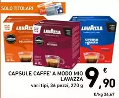 Lavazza - Capsule Caffe' A Modo Mio