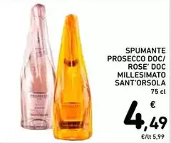 Sant'orsola - Spumante Prosecco DOC/Rose' DOC Millesimato Sant'orsola - Spumante Prosecco DOC/Rose' DOC Millesimato