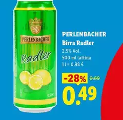 Perlenbacher - Birra Radler Perlenbacher - Birra Radler