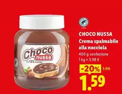 Choco Nussa - Crema Spalmabile Alla Nocciola Choco Nussa - Crema Spalmabile Alla Nocciola