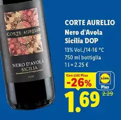 Corte Aurelio - Nero D'avola Sicilia Dop Corte Aurelio - Nero D'avola Sicilia Dop