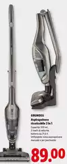 Grundig - Aspirapolvere Ricaricabile 2 In 1 Grundig - Aspirapolvere Ricaricabile 2 In 1