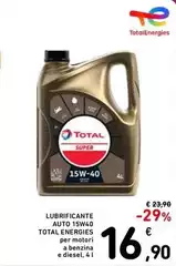 Total - Lubrificante Auto 15w40 Total - Lubrificante Auto 15w40