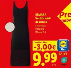 Esmara - Vestito Midi Da Donna Esmara - Vestito Midi Da Donna