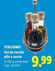 Italiamo - Set Da Tavolo Olio E Aceto Italiamo - Set Da Tavolo Olio E Aceto