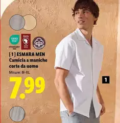 Esmara Men - Camicia A Manicha Corte Da Uomo Esmara Men - Camicia A Manicha Corte Da Uomo