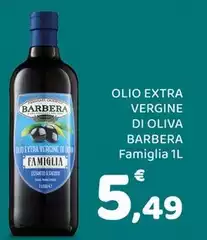 Barbera - Olio Extra Vergine Di Oliva Barbera - Olio Extra Vergine Di Oliva