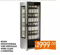 Frigovetrina Vini Verticale Wine Class C/Finestra Frigovetrina Vini Verticale Wine Class C/Finestra
