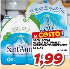 Sant'anna - Acqua Naturale-lievemente Frizzante Sant'anna - Acqua Naturale-lievemente Frizzante