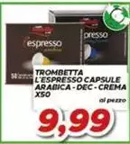 Espresso - L'espresso Capsule Arabica-Dec-Crema Espresso - L'espresso Capsule Arabica-Dec-Crema