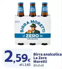 Moretti - Birra Analcolica La Zero Moretti - Birra Analcolica La Zero