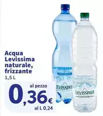 Levissima - Acqua Naturale, Frizzante Levissima - Acqua Naturale, Frizzante