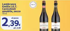 Cavicchioli - Lambrusco Emilia I.G.T. Amabile, Secco Cavicchioli - Lambrusco Emilia I.G.T. Amabile, Secco