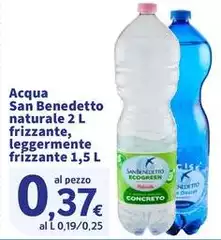 San Benedetto - Acqua Naturale, Leggermente Frizzante