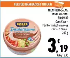 Rio Mare - Thunfisch-Salat/Insalatissime