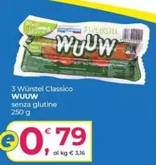 Wuuw - Würstel Classico Wuuw - Würstel Classico