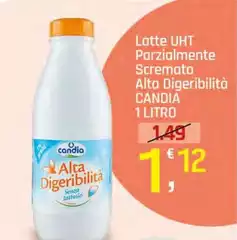Candia - Latte Uht Parzialmente Scremato Alta Digeribilità Candia - Latte Uht Parzialmente Scremato Alta Digeribilità
