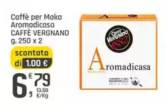 Caffè vergnano - Caffè Per Moka Aromadicasa