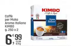 Kimbo - Caffè Per Moka Aroma Italiano Kimbo - Caffè Per Moka Aroma Italiano