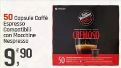 Capsule - 50 Caffè Espresso Compatibili Con Macchine Nespresso Capsule - 50 Caffè Espresso Compatibili Con Macchine Nespresso