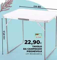Tavolo Da Campeggio Pieghevole
