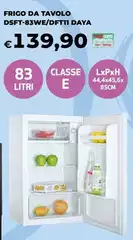 Daya - Frigo Da Tavolo Dsft-83we/dft11 Daya - Frigo Da Tavolo Dsft-83we/dft11