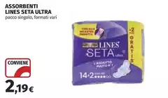 Lines - Assorbenti Seta Ultra