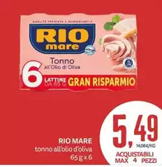 Rio Mare - Tonno All'olio D'oliva Rio Mare - Tonno All'olio D'oliva