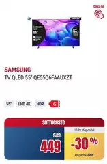 Samsung - Tv Qled 55" QE55Q6FAUXZT Samsung - Tv Qled 55" QE55Q6FAUXZT