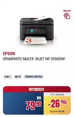Epson - Spampante Multif. Injet Wf-2930dwf Epson - Spampante Multif. Injet Wf-2930dwf