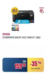 Epson - Stampante Eco Tank Et-2860 Epson - Stampante Eco Tank Et-2860