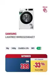 Samsung - Lavatrice WF90F09C4SU3 Samsung - Lavatrice WF90F09C4SU3