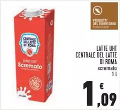 Centrale del latte di roma - Latte UHT Centrale del latte di roma - Latte UHT