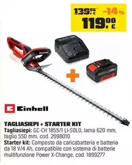 Einhell - Tagliasiepi + Starter Kit Einhell - Tagliasiepi + Starter Kit