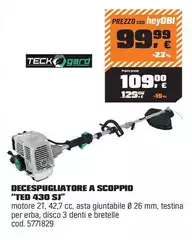 TeckGard - Decespugliatore A Scoppio "TED 430 SJ"