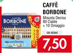 Caffe borbone - Miscela Decisa 80 Cialde + 10 Omaggio Caffe borbone - Miscela Decisa 80 Cialde + 10 Omaggio