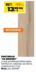 Piastrella "Ea-Hickory" Miele